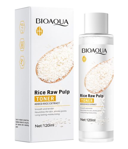 BIOAQUA rice puree toner hydrating moisturizing texture and easy absorption skin care softener K1