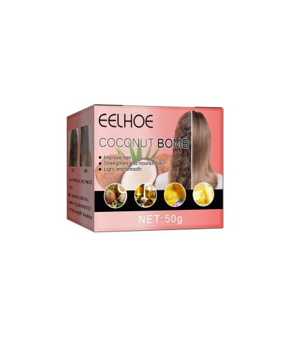 eelhoe coconut nourishing hair mask moisturizing and repairing soften and repair frizz dry hot dyed and damaged hair K1