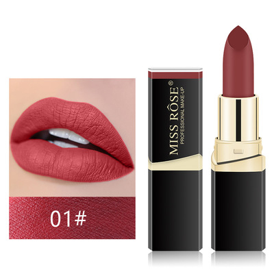 MISS ROSE 42 colors matte lipstick not easy to discoloration lipstick tubes lipstick  K1